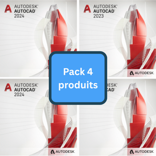 4 Produits Autocad (différentes catégories)